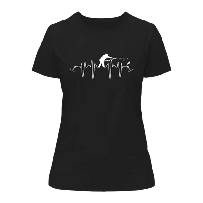 Fishing Heartbeat T-Shirt for Women