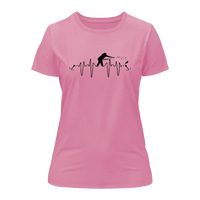 Fishing Heartbeat T-Shirt for Women