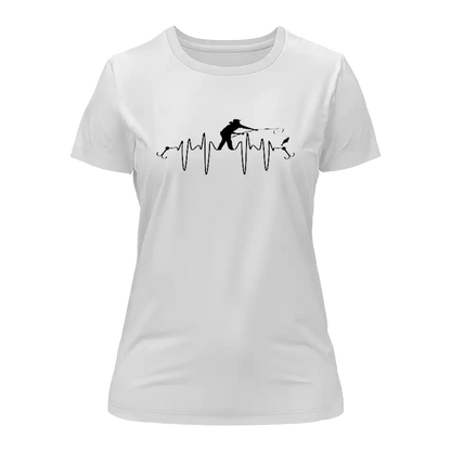 Fishing Heartbeat T-Shirt for Women