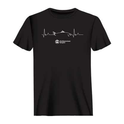 Fishing Cardiogram Man T-Shirt
