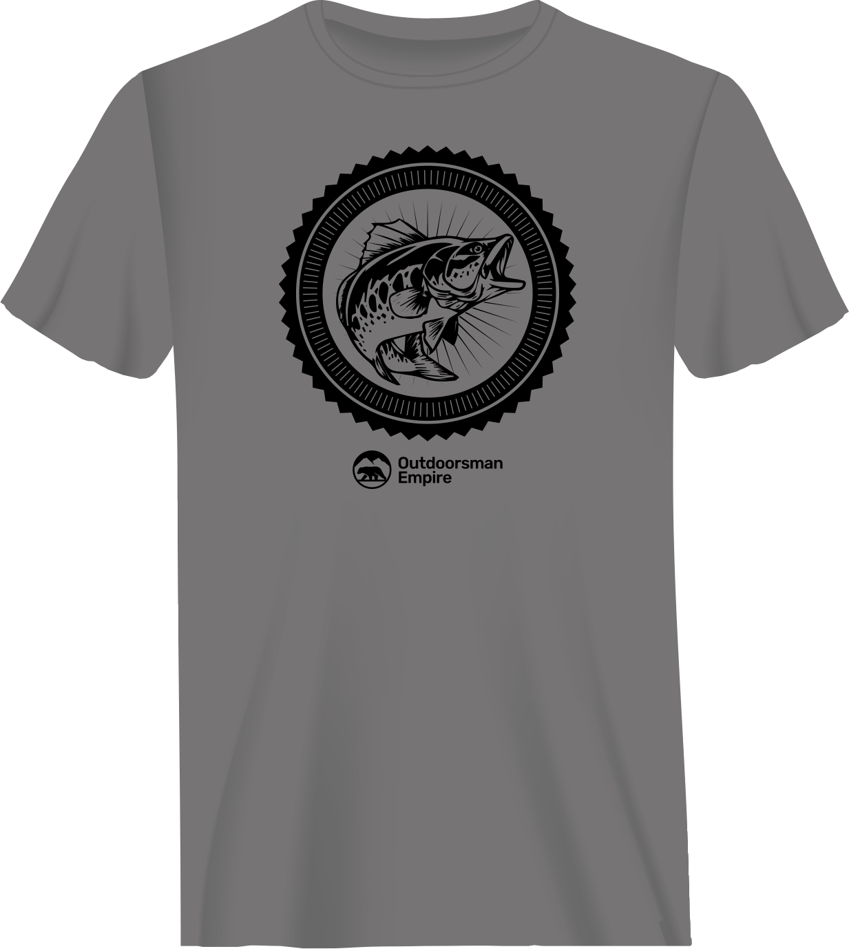 Camiseta de hombre vintage de pesca