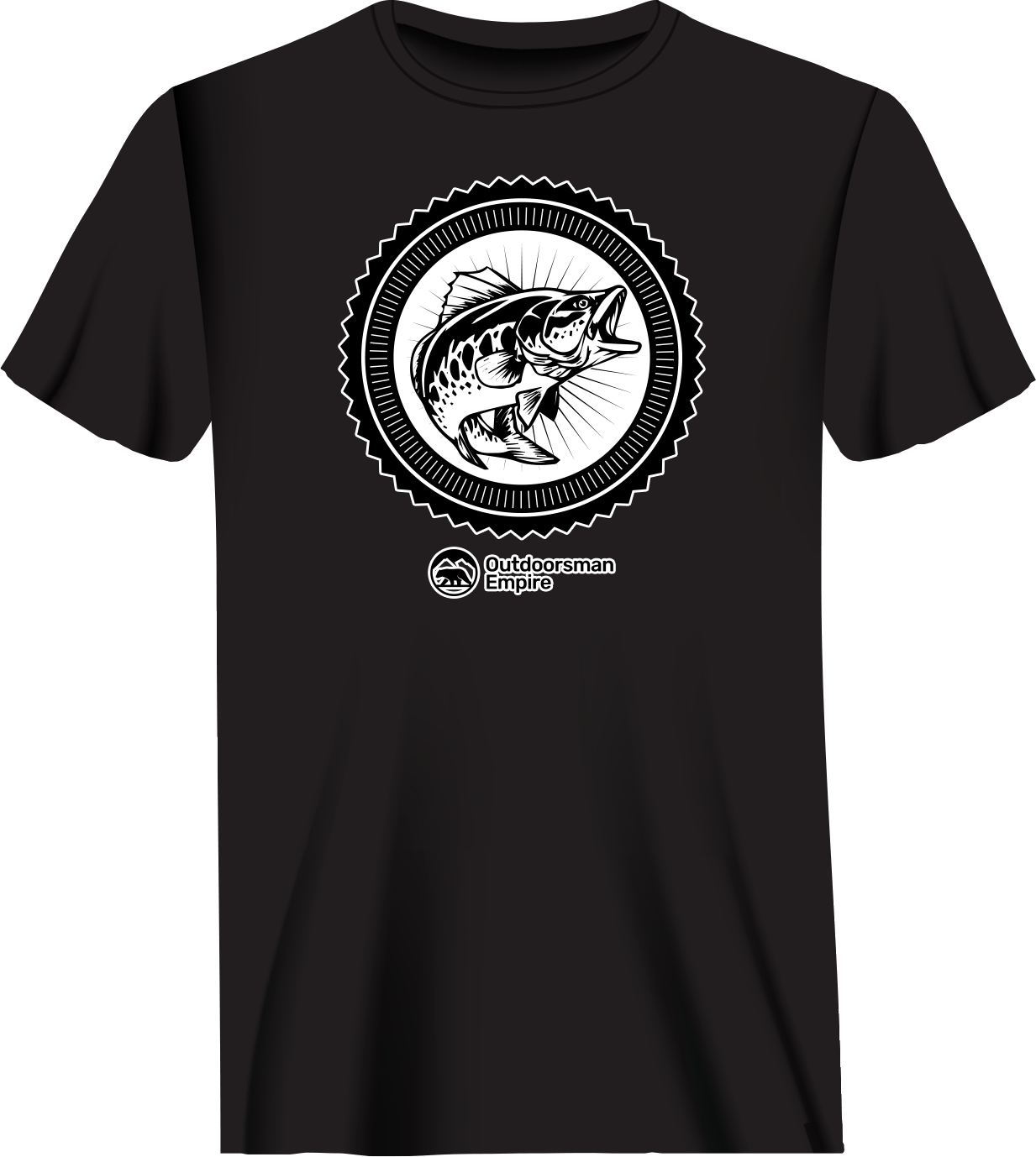 Camiseta de hombre vintage de pesca