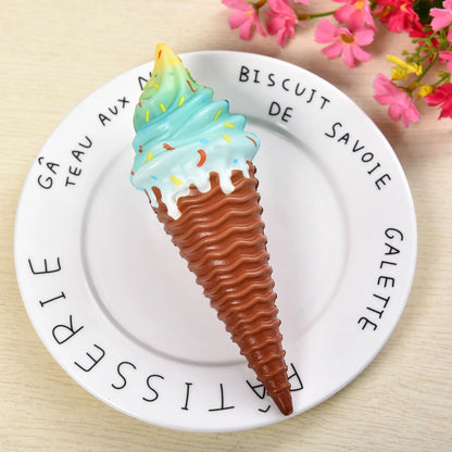 Colorful Ice Cream Squishy Toy | Slow Rising Stress Relief Squeeze