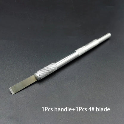 Rubber Shovel Glue Knife Set | Metal Blade UV Glue Remover for Phone Screen Repair