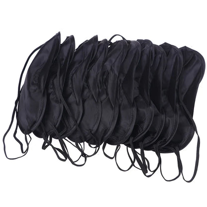 10 Pcs Comfortable Sleep Eye Mask | Light Blocking Blindfold for Travel & Night Sleep