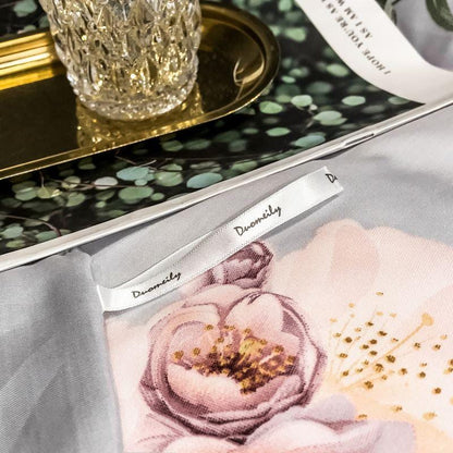 Pink Rose Duvet Cover Set (Egyptian Cotton)