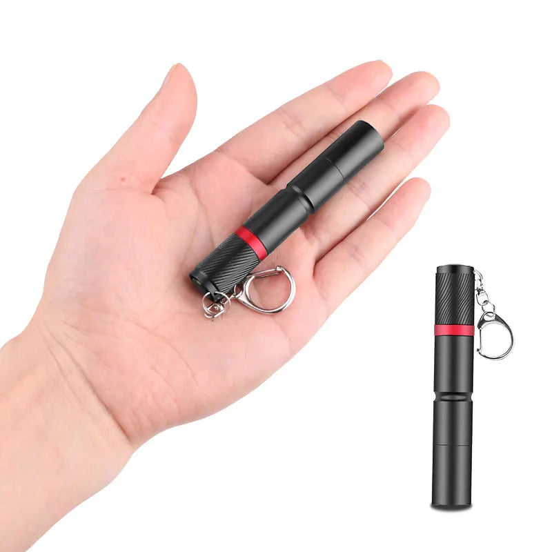 8000LM Portable Pen Light Keychain Mini Flashlight | Ultra Bright Pocket LED Torch