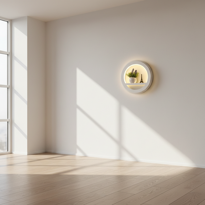 Dimmable LED Wall Light Remote Control Modern Bedroom Living Room AC90-220V