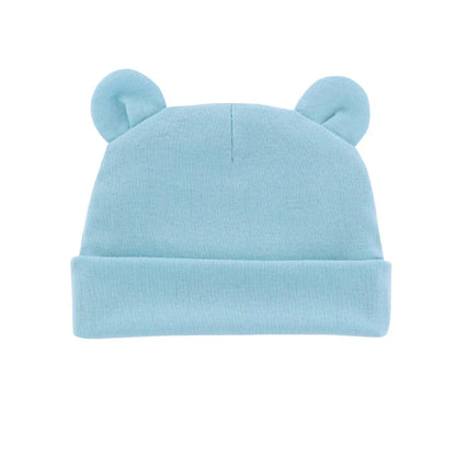 Soft Cotton Newborn Beanie Hat | Unisex Baby Cap for 0-12 Months