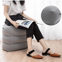 Repose-pieds gonflable pour avion – Confort de voyage pour vols, voitures et bus