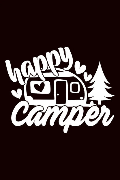 Camp Life Vinyl Decal Bundle | Camper Door Window Sticker for Laptop Water Bottle