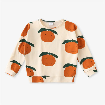 Fashion Cartoon Kids Sweatshirt – Unisex Cotton Top