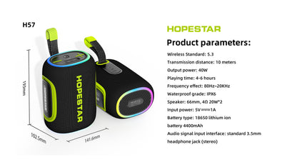 40W Wireless Bluetooth Speaker