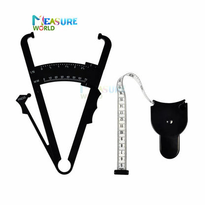 Body Fat Caliper with Measuring Tape | Body Fat Tester and Measurement Tool