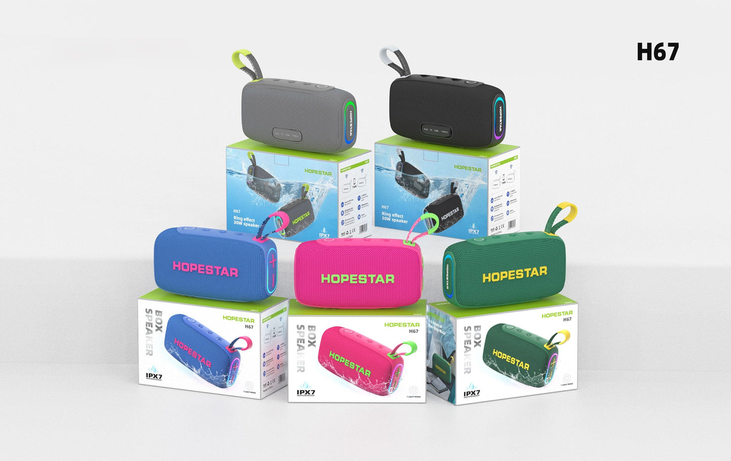 30W Wireless Bluetooth Speaker IPX7 Waterproof Hopestar Series