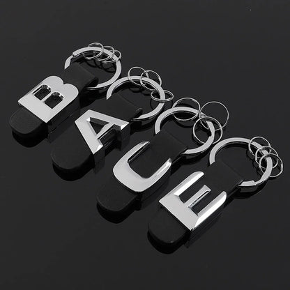 DSYCAR 3D Car Key Chain Metal Letter Leather Strap Keychain | Premium Key Ring for Mercedes