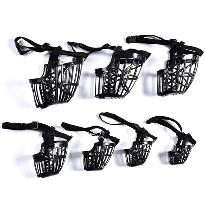 Adjustable Dog Muzzle for Small Medium Large Dogs | Safety Breathable Pet Mouth Mask