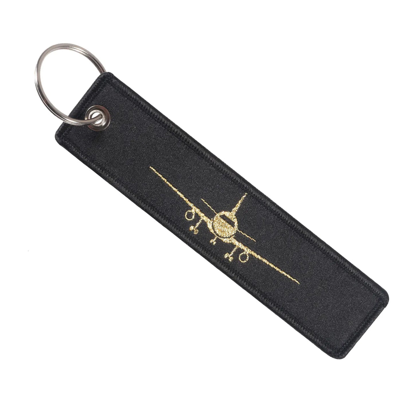5 PCS Remove Before Flight Woven Keychains | Aviation Gift Luggage Tag Set