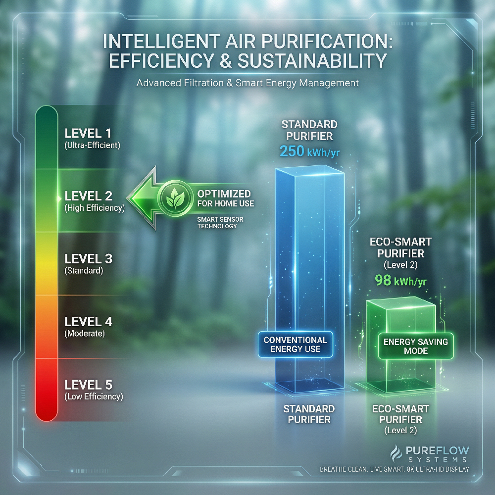 Smart Air Purifier with HEPA Filter App Control PM2.5 for Bedroom Pets Home