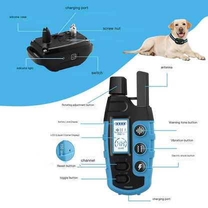 NovaPace Remote Dog Training Collar 1000m Waterproof Rechargeable
