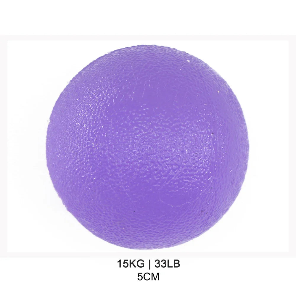 Silicone Hand Grip Ball | Finger Strength Trainer for Home Gym and Stress Relief