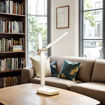Lampe de Bureau LED Double Tête | Pliable Rechargeable USB Intensité Réglable pour Étude et Lecture