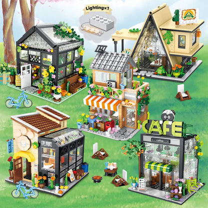 Urban Lighting Flower Shop Assembly Model Kit