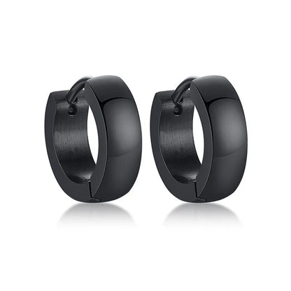 VNOX Stainless Steel Hoop Earrings for Men Women | Small Huggie Earrings
