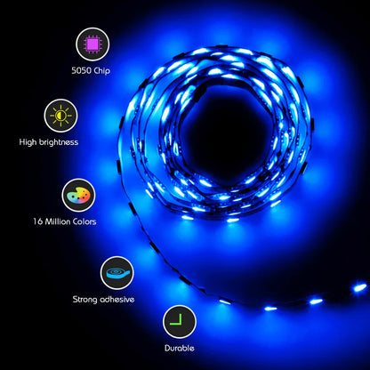 12V RGB 4pin LED Strip Light for PC Case | Motherboard Sync Decor