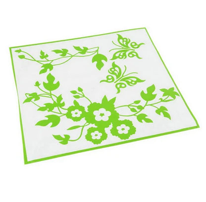Butterfly Flower Wall Sticker | Bathroom Decor Wall Decals