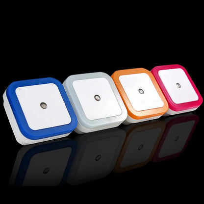 Mini Square LED Night Light | Light Sensor Plug-in for Baby Room