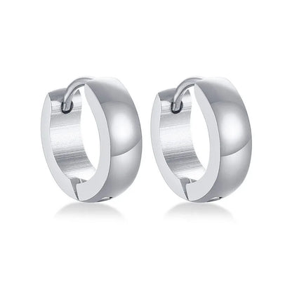 VNOX Stainless Steel Hoop Earrings for Men Women | Small Huggie Earrings