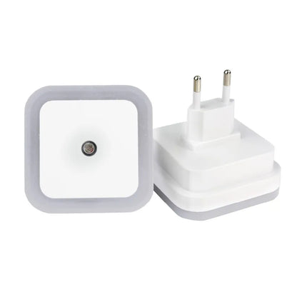 Mini Square LED Night Light | Light Sensor Plug-in for Baby Room