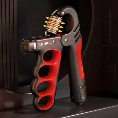 Adjustable Grip Strengthener with Digital Counter Hand Rehab Trainer