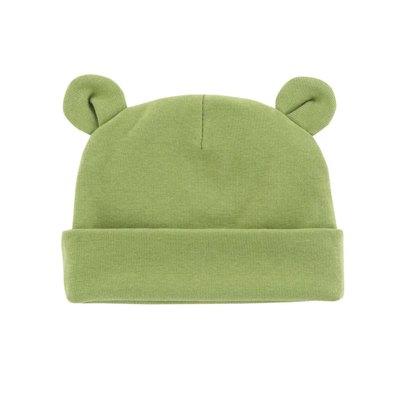 Soft Cotton Newborn Beanie Hat | Unisex Baby Cap for 0-12 Months