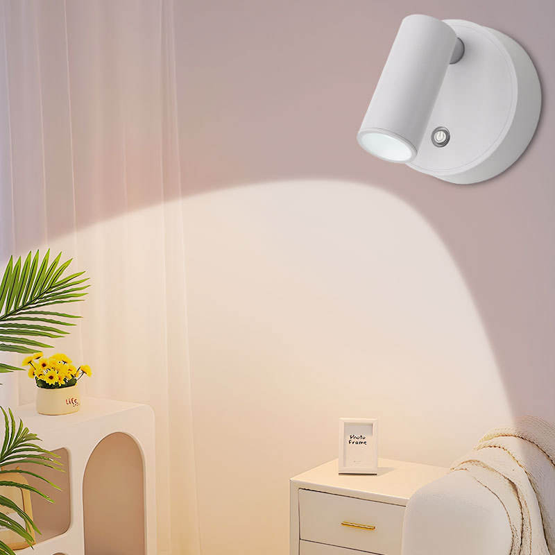 Magnetic LED Wall Light Rechargeable Touch Dimmable Cordless Bedside Lamp
