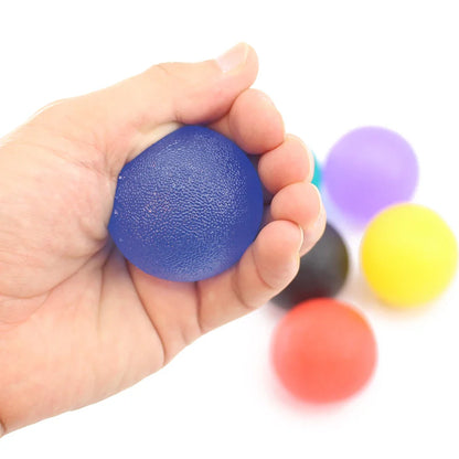 Silicone Hand Grip Ball | Finger Strength Trainer for Home Gym and Stress Relief