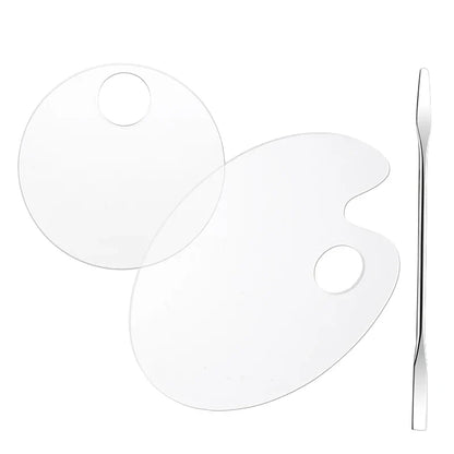 Transparent Acrylic Palette Mixing Rod Set | Makeup Painting Nail Polish Tools