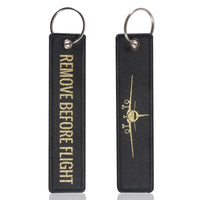 5 PCS Remove Before Flight Woven Keychains | Aviation Gift Luggage Tag Set
