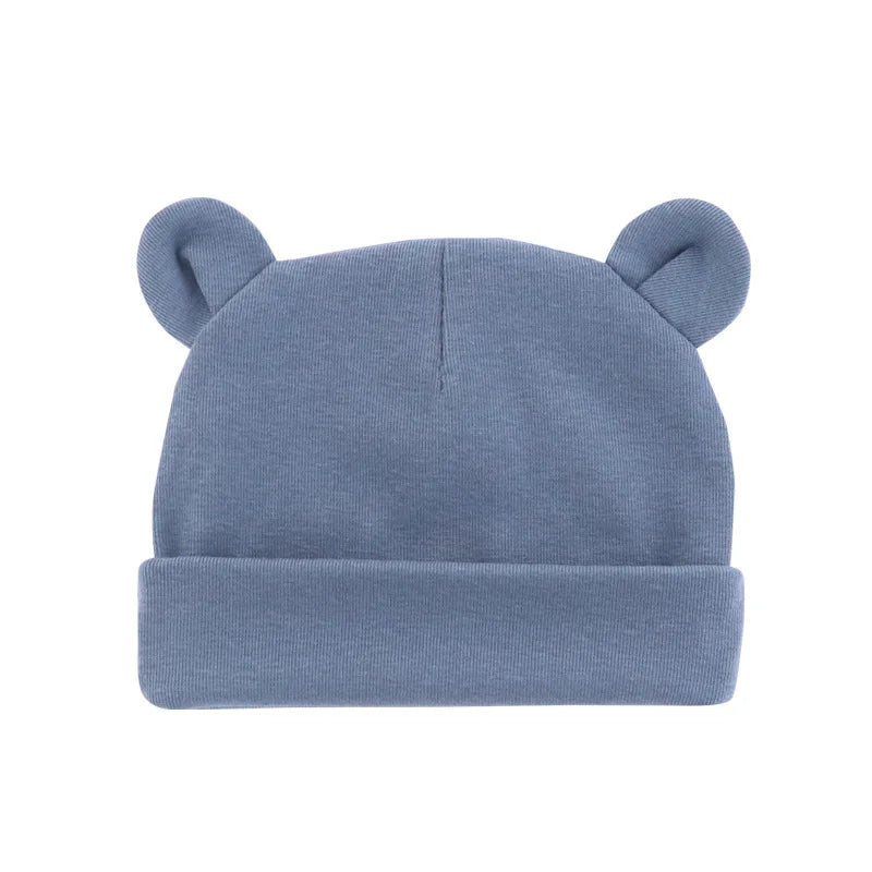 Soft Cotton Newborn Beanie Hat | Unisex Baby Cap for 0-12 Months