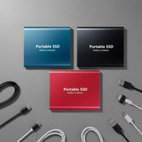 Unidad de estado sólido portátil de 2 TB (SSD) con USB 3.1 y USB-C