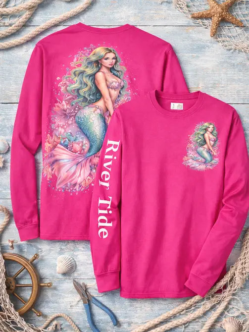 Camiseta de alto rendimiento de manga larga High Tide Beauty