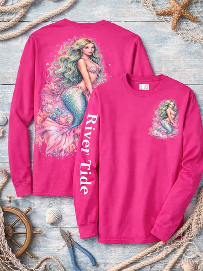Camiseta de alto rendimiento de manga larga High Tide Beauty