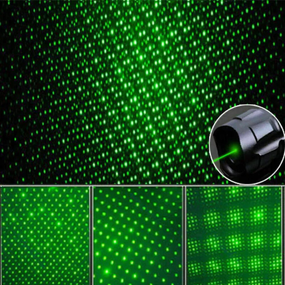 Puntero láser verde recargable 532nm USB de largo alcance