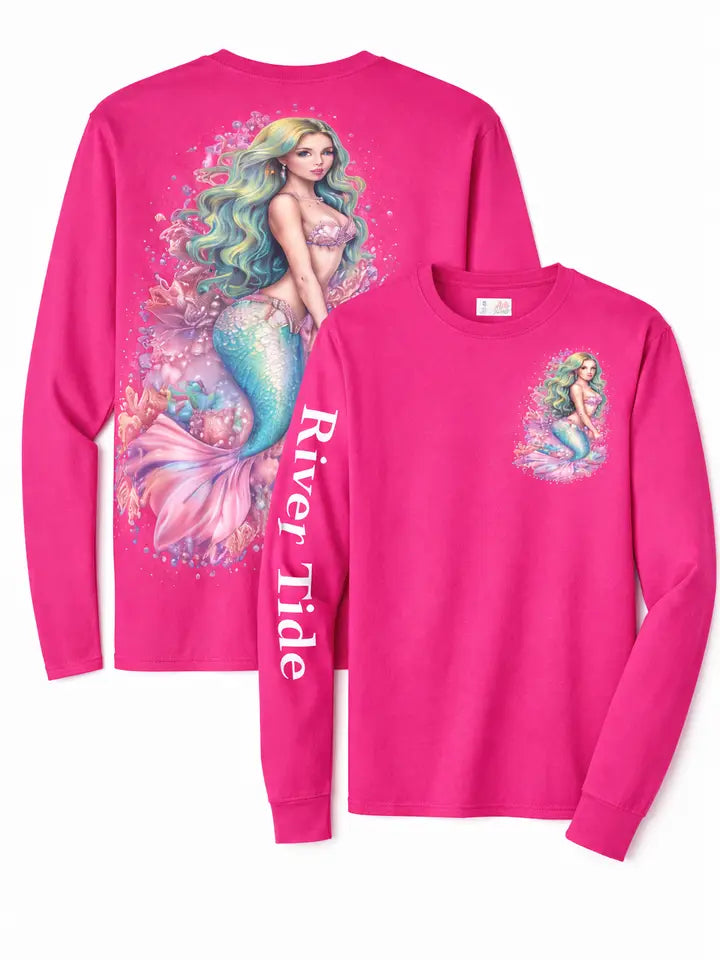 Camiseta de alto rendimiento de manga larga High Tide Beauty