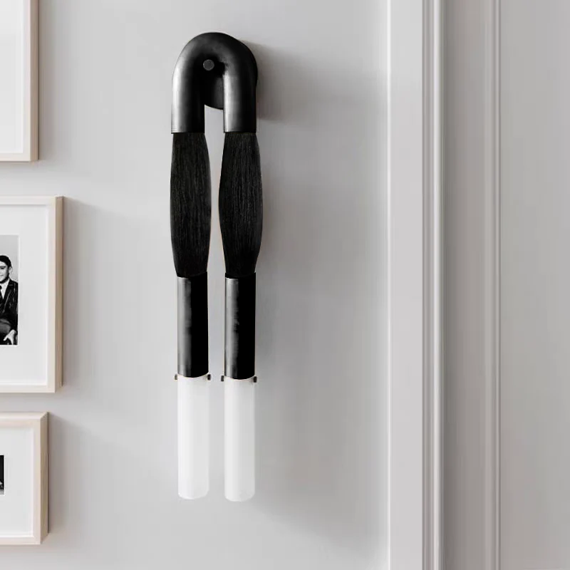 Modern Brass and Glass Wall Sconce