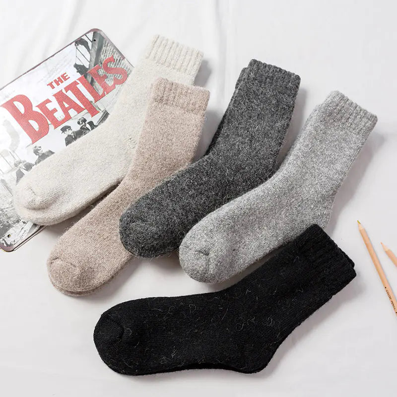Chaussettes épaisses en cachemire pour hommes