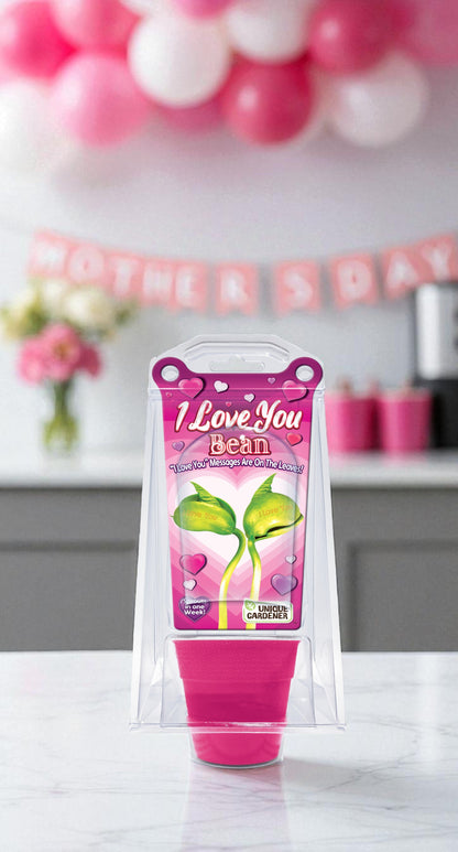 "I Love You" Bean Terrarium – Grow a Message of Love