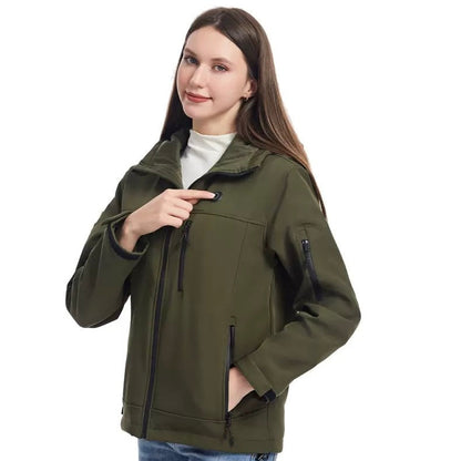 LITEGUEST 10-Zone Softshell Heated Jacket – USB Winter Jacket