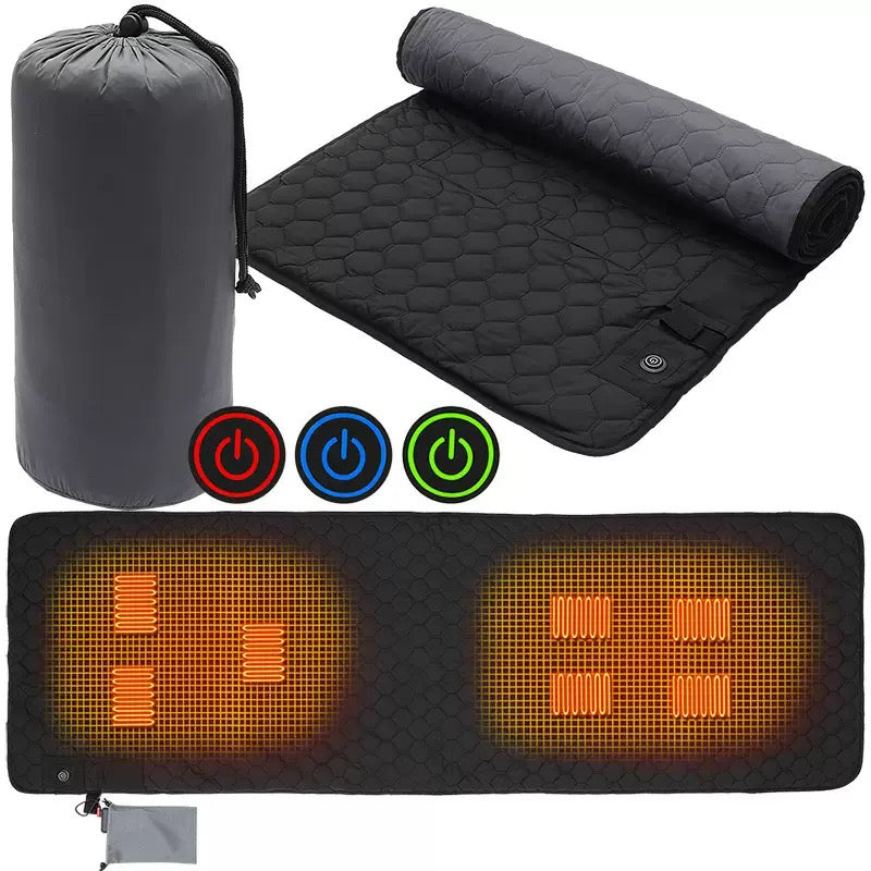 LITEGUEST 7-Zone USB Heated Sleeping Mat | Camping Sleeping Pad